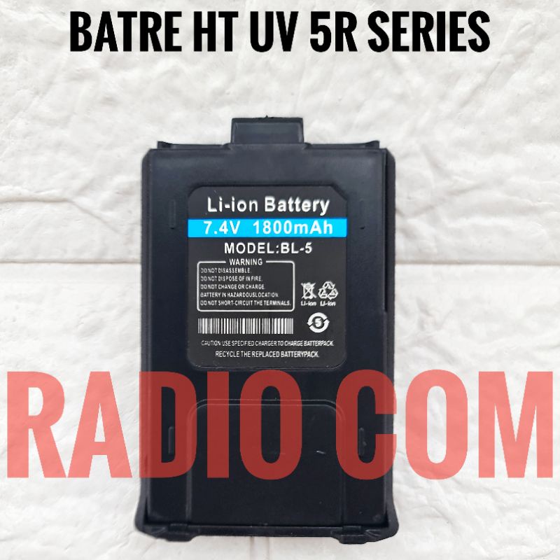 JUAL BATRE HT BAOFENG UV 5R ORIGINAL  LUPAX UV5R VERXION UV 5RA RE BATRE HT WEIRWEI UV 5R