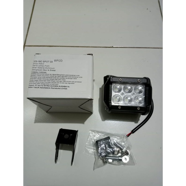Baja Laser Sifco LED 6 LED Kotak Body Cembung