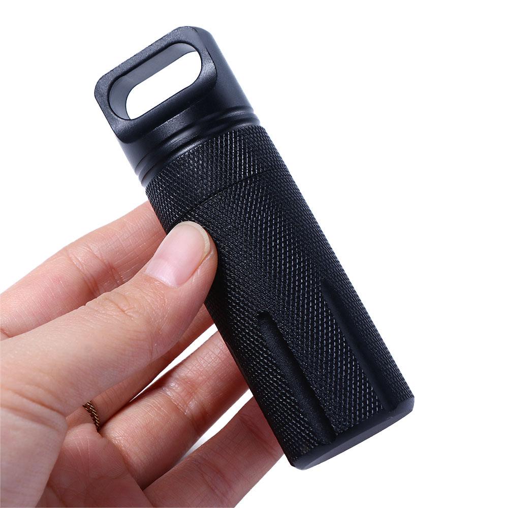 Agustina Pill Box Travel Storage Medicine Case Botol Kering Kapsul Emergency Survival Seal Tank