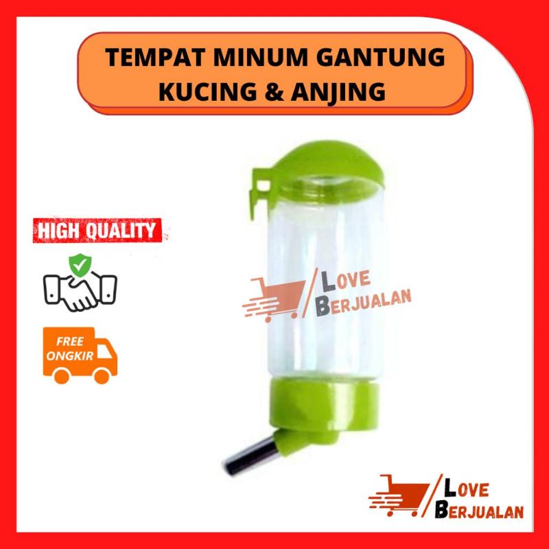 BOTOL 400ML MINUM HAMSTER ANJING KUCING SUGAR GLIDER MINI