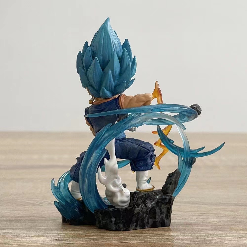 Mainan Action Figure Model Anime Dragon Ball Z Versi Q Vegeta Untuk Hadiah Anak