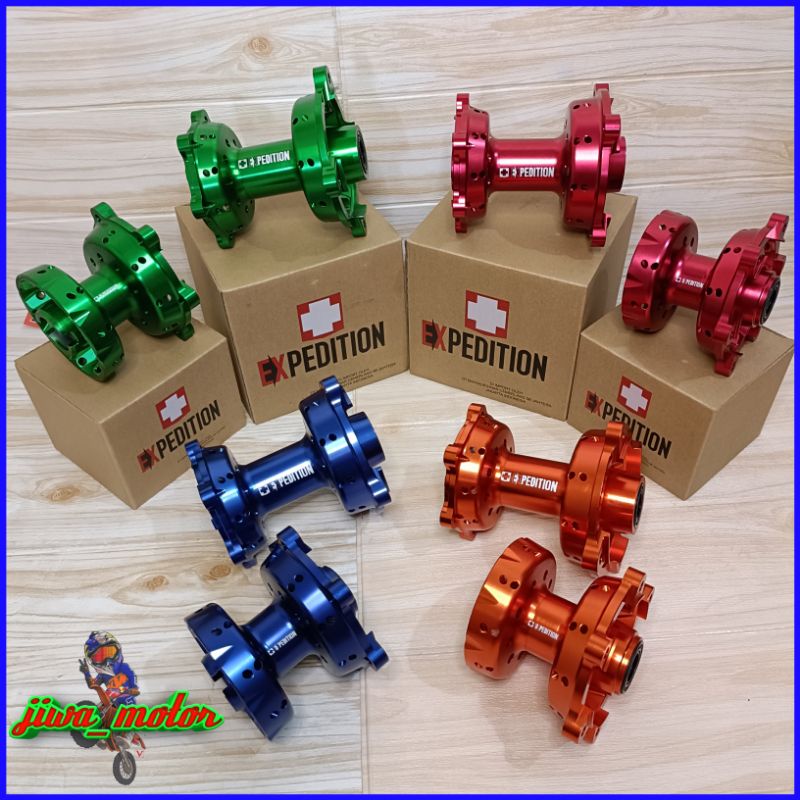 tromol KLX DTRACKER 150 expedition CNC warna biru merah orange hijau original tromol expedition klx 