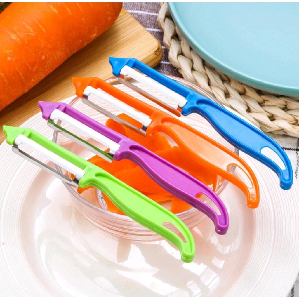 Pisau Pengupas Kulit Buah / Alat Pengupas Buah Dan Sayur Super Tajam Fruit Slicer Stalinless Steell