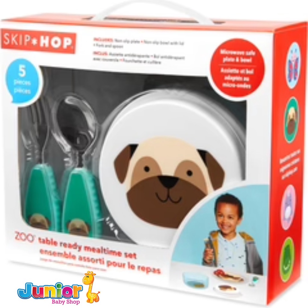 Skiphop ZOO Table Ready Mealtime Set