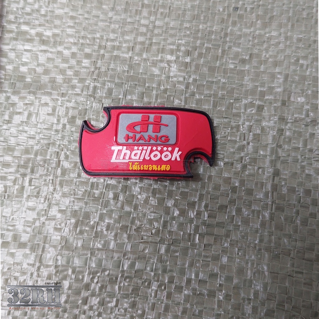 STICKER EMBLEM TUTUP MINYAK REM TIMBUL HONDA