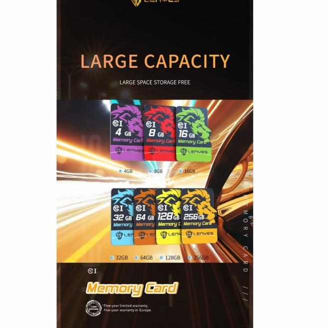 MEMORY CARD LENYES 64GB CLASS 10 MICRO SD KARTU MEMORI 64 GB MMC