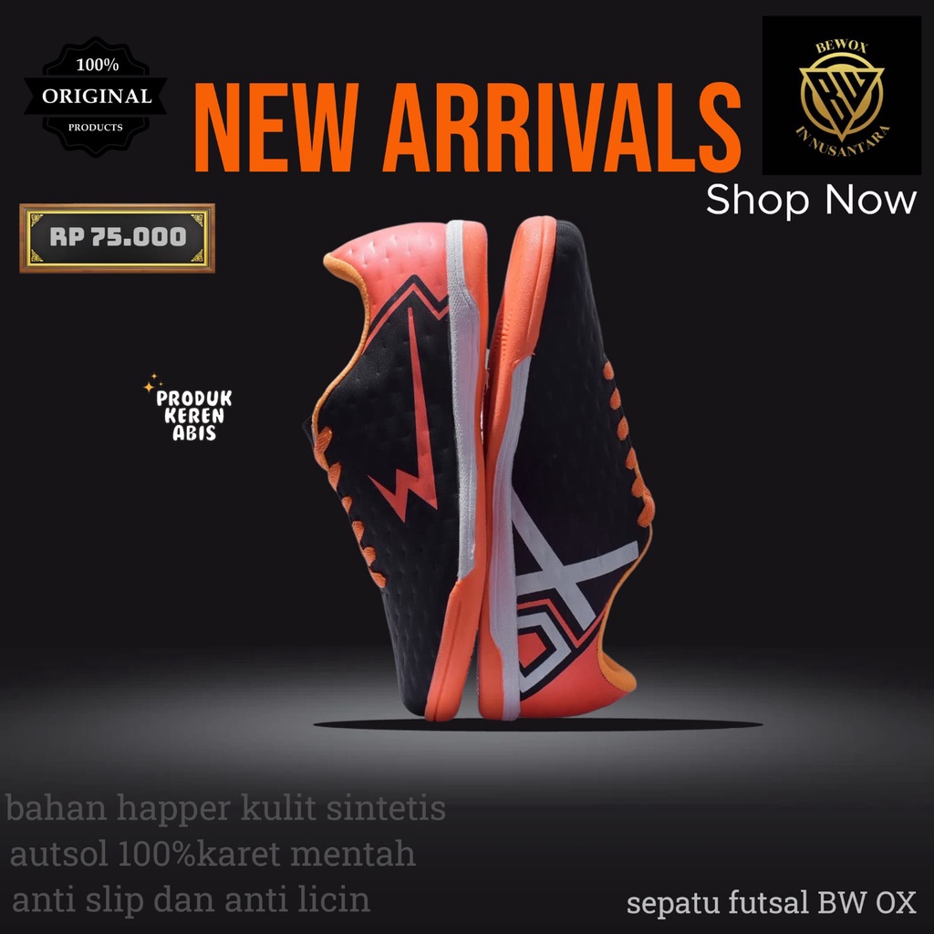 Sepatu Futsal Bewox BW OX  Pria / Wanita Sepatu futsal Pria Berkualitas