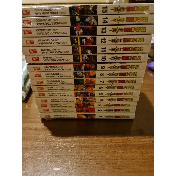 Komik Dragon Ball Super set vol 1-15 segel ori