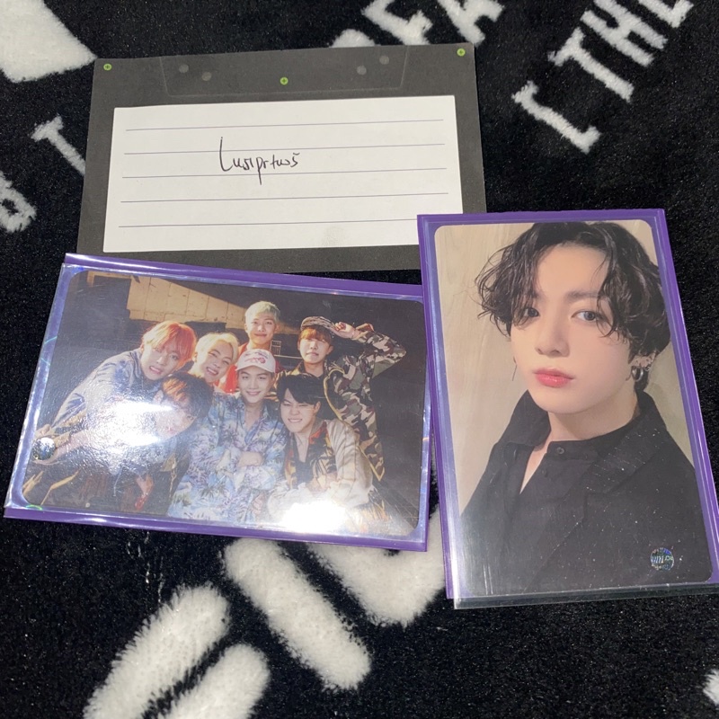 BTS- FIRE memories 2016 & BR 2019 Jungkook photocard