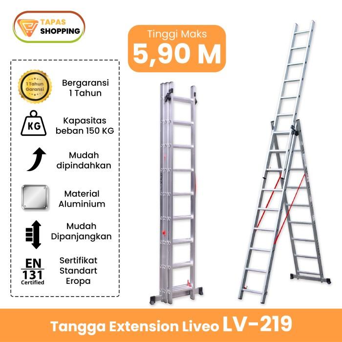Liveo Tangga Lipat Aluminium Extension Lv-219