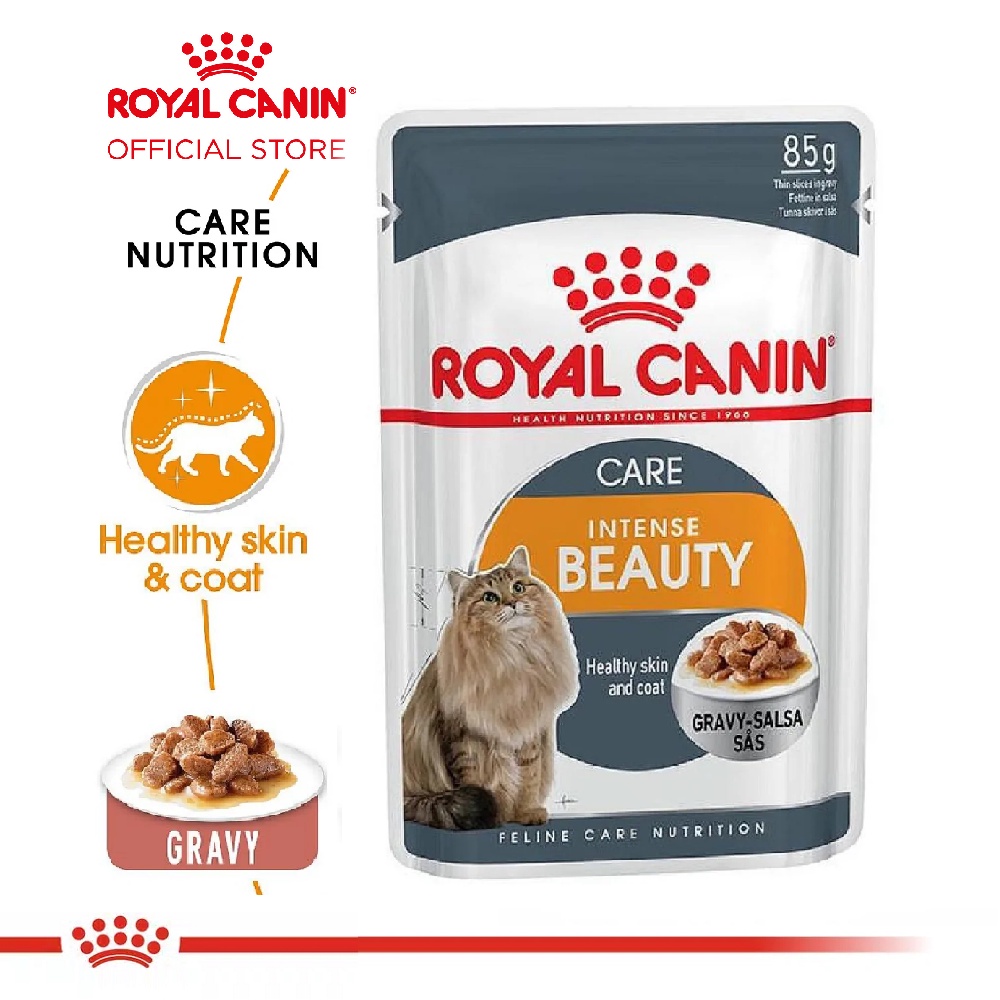 

Royal Canin Intense Beauty Wet Food Pouch 85gr FRESHPACK