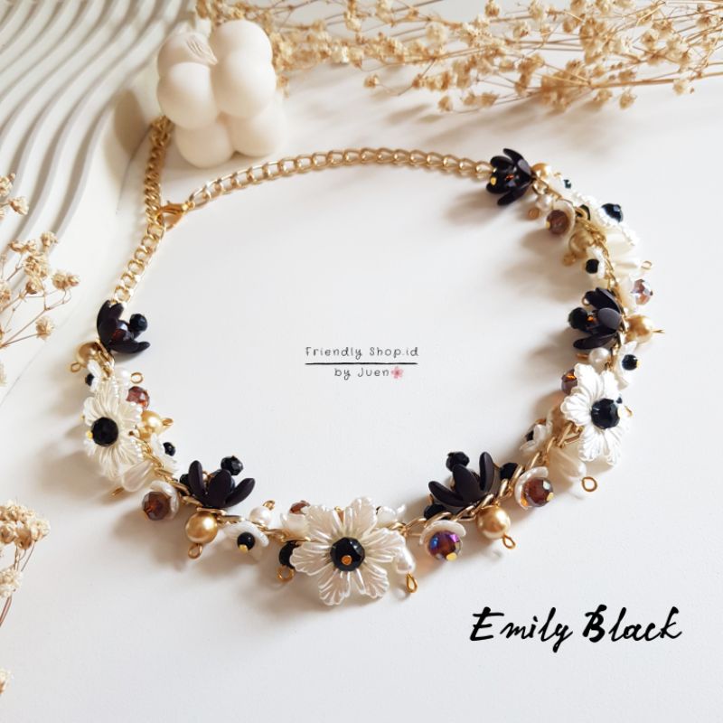 EMILY NECKLACE PREMIUM - ELSA / KALUNG MANIK / KALUNG HIJAB / KALUNG KRISTAL / CHOOKER