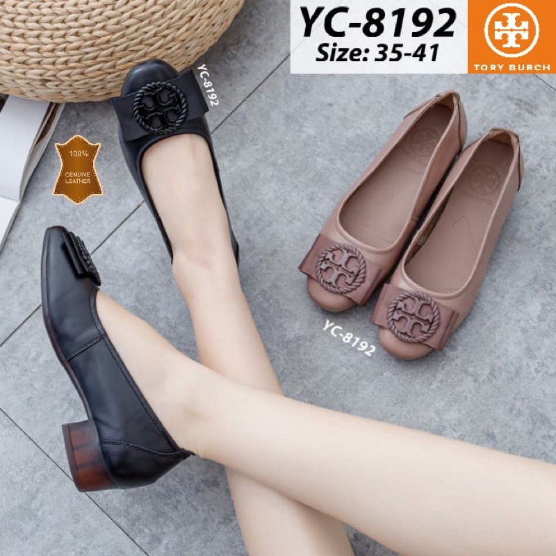 Tory Burch YC-8192 100 % kulit sapi