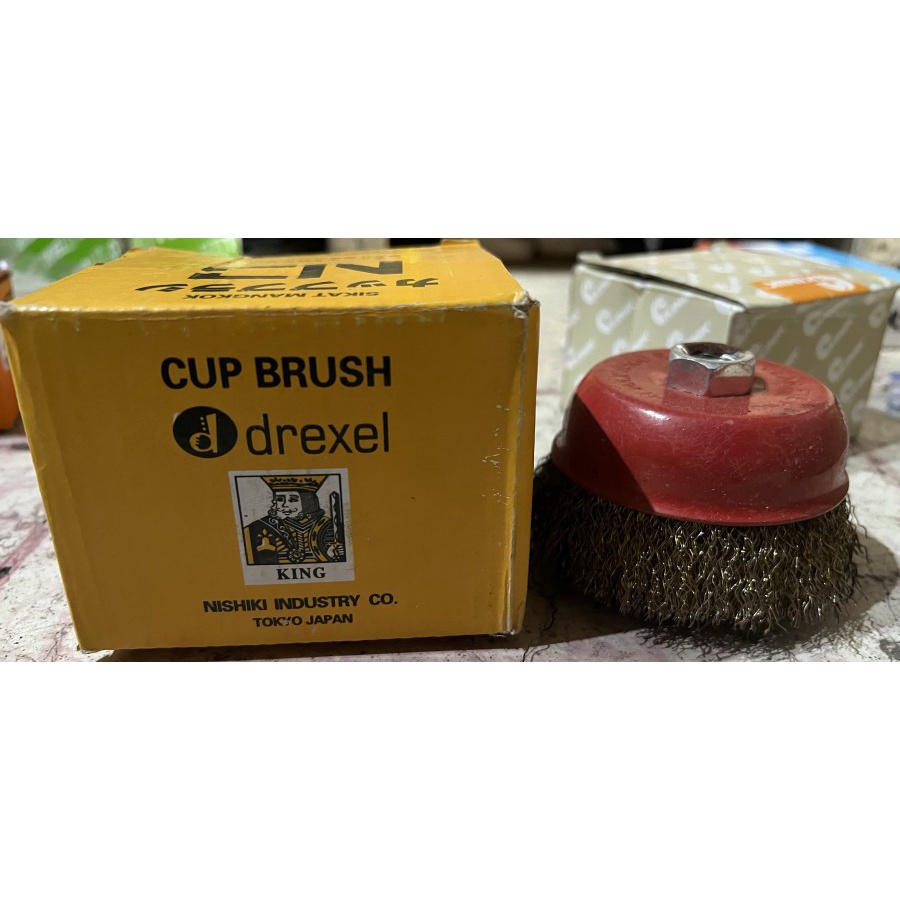 Cup brush / brush mangkok King 4"