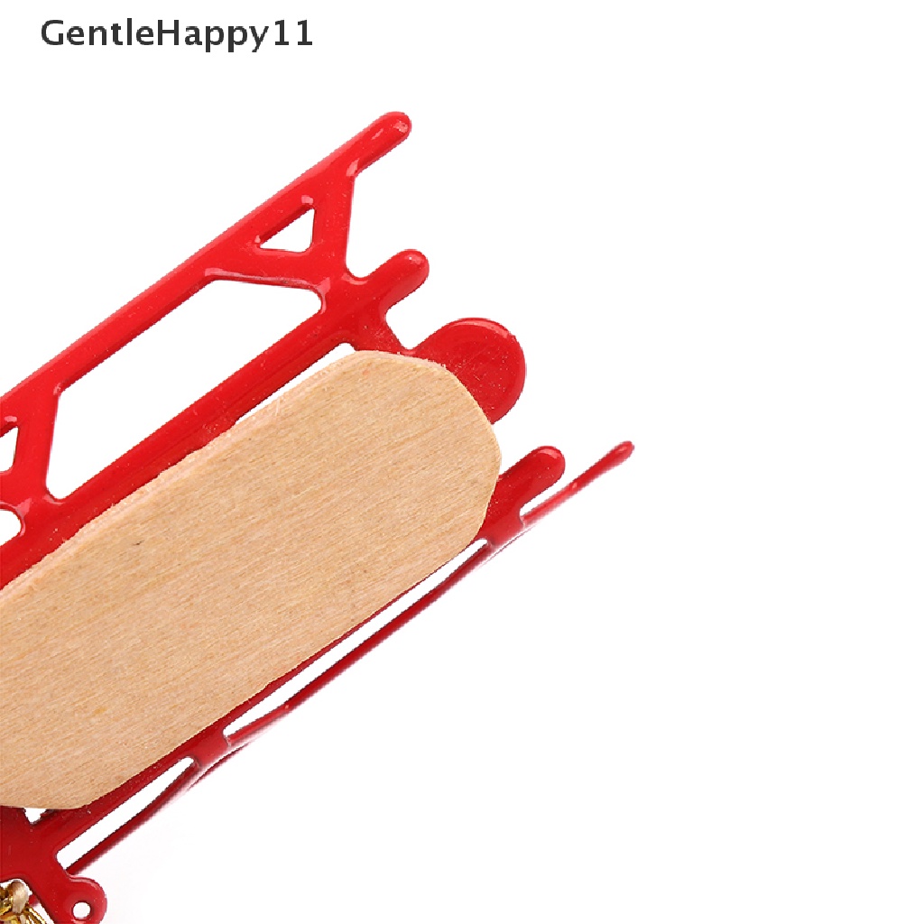 Gentlehappy Mainan Miniatur Kereta Luncur Warna Merah Skala 1: 12 Untuk Dekorasi Rumah Boneka