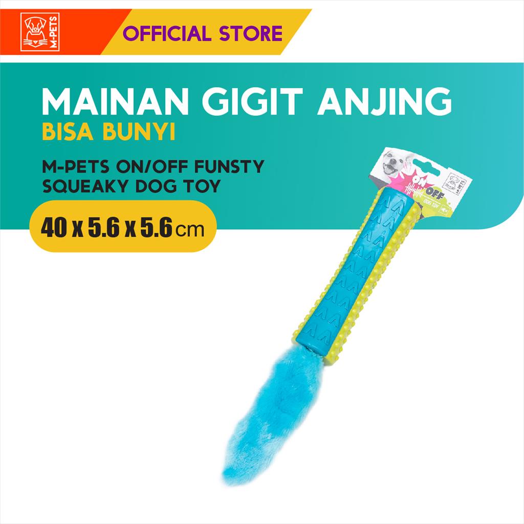 M-Pets On/Off Funsty Dog Toy / Mainan Anjing Bisa Bunyi Dan Tidak