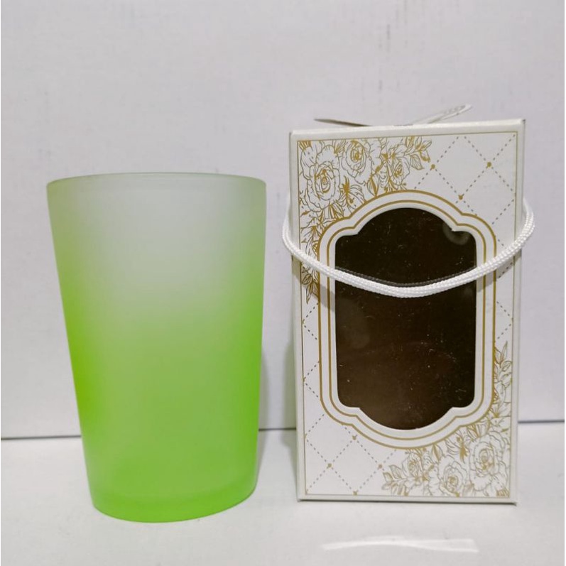 Souvenir Gelas Doff Warna
