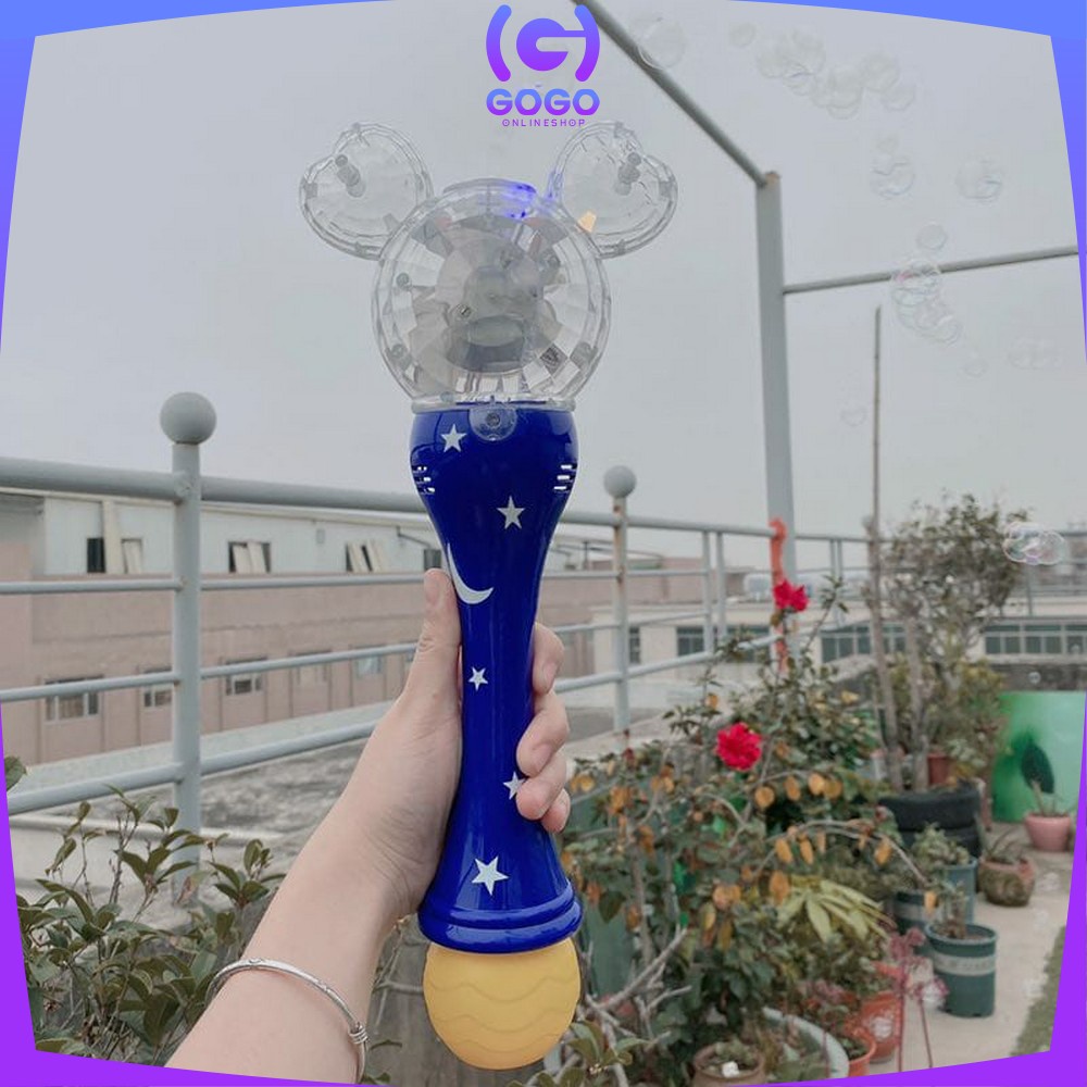 GOGO-M35 M172 M173 Mainan Bubble Wand Stick Mainan Tembakan Balon Gelembung Sabun Bubble Gun Ada Musik