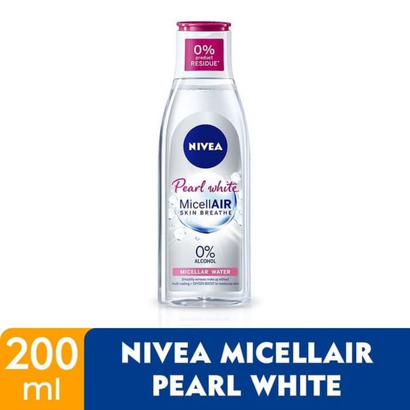 PROMO NIVEA MICELLAR WATER Pearly White | Hydration 400ml&amp;125 ML ~ Original 100%