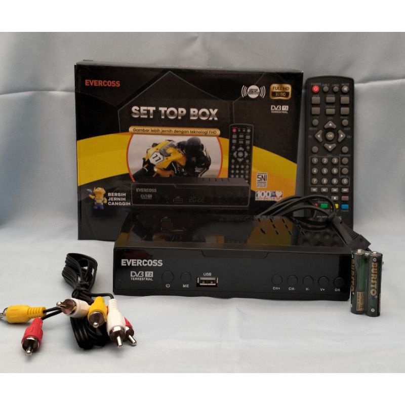 STB Set Top Box TV digital Evercoss Megabox HD