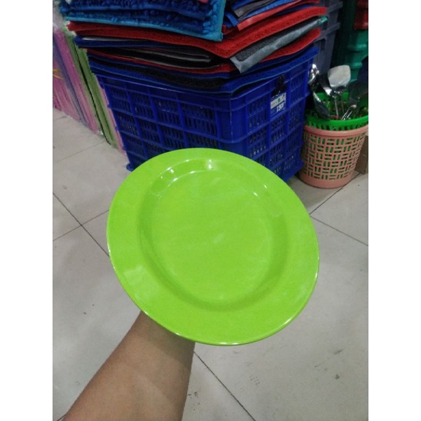 Piring Melamin | Piring Oval Melamin 14'inch