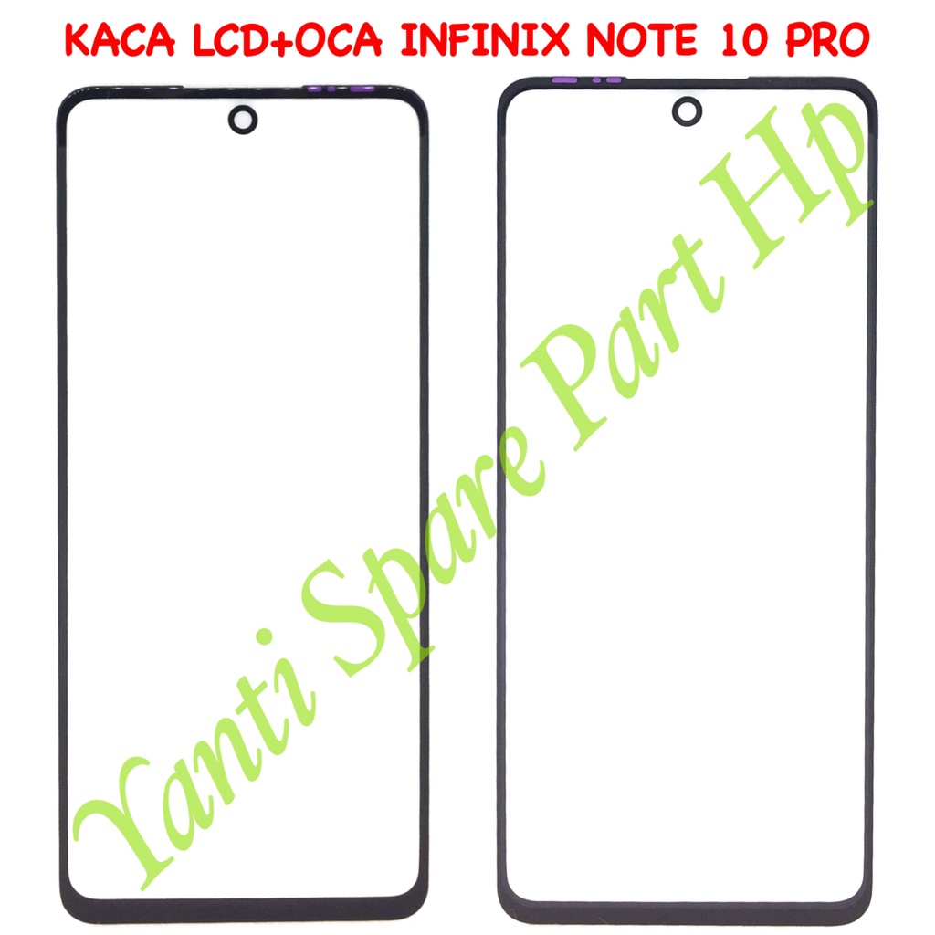 Kaca Lcd Plus Oca Infinix Note 10 Pro X695 Original Terlaris New