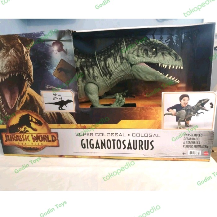 Jurassic World Dominion Giganotosaurus Super Colossal Mattel