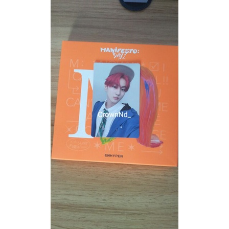 PHOTOCARD ALBUM JUNGWON VER.M (MANIFESTO)