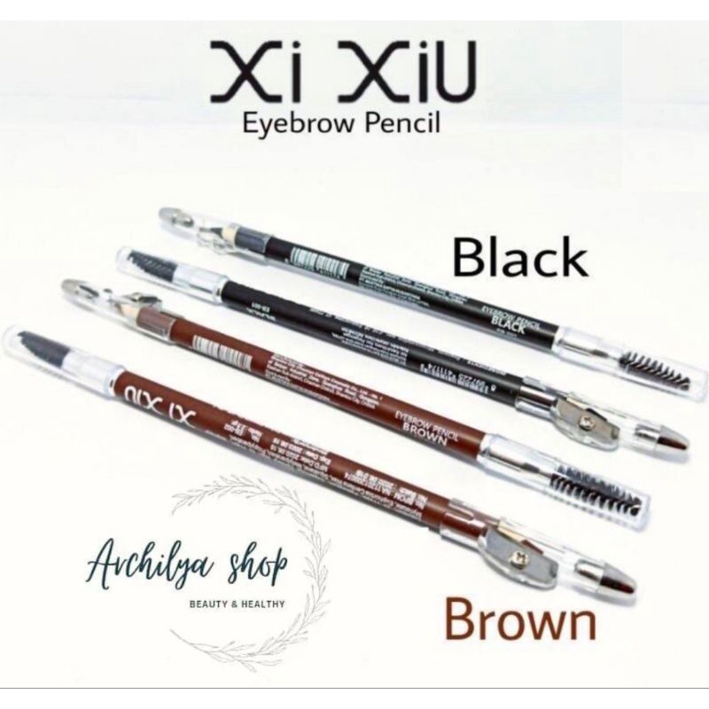 Xi Xiu Pensil Alis Eyebrow Pencil Black / Brown