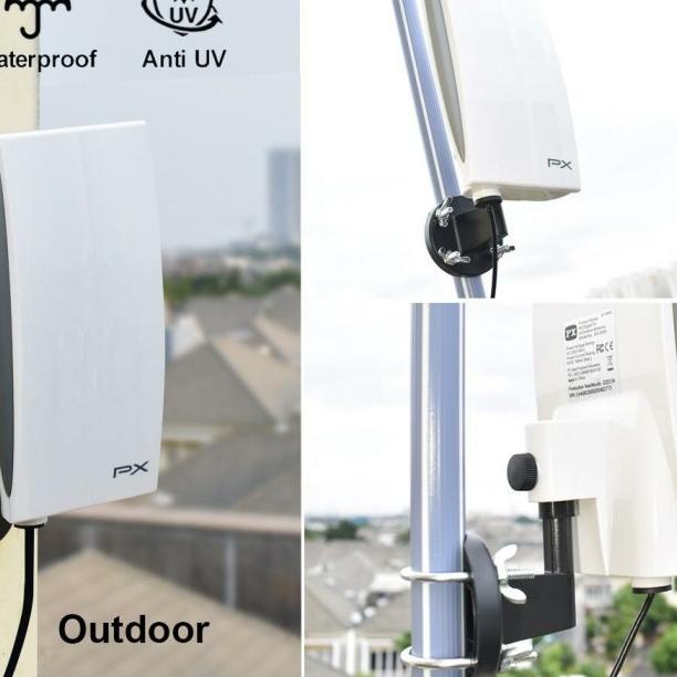 antena tv digital PX DA-5200 indoor outdoor smart antena luar dalam