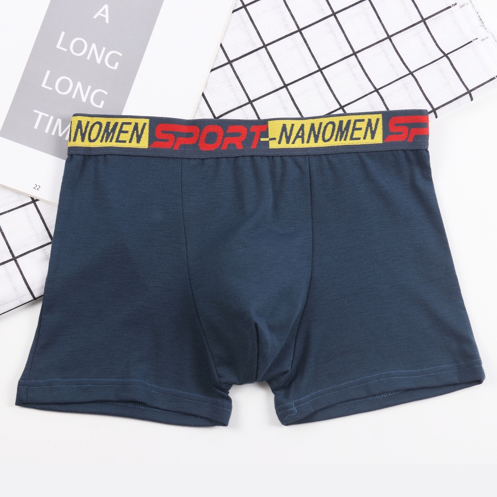 NANOMEN | Celana Dalam Boxer Pria / Celana Dalam Segi4 Pria / Art NM 801