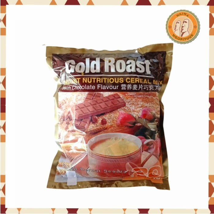

Sereal Gold Roast Cereal Chocolate Flavour Sereal Instant Rasa Cokelat 600 Gr