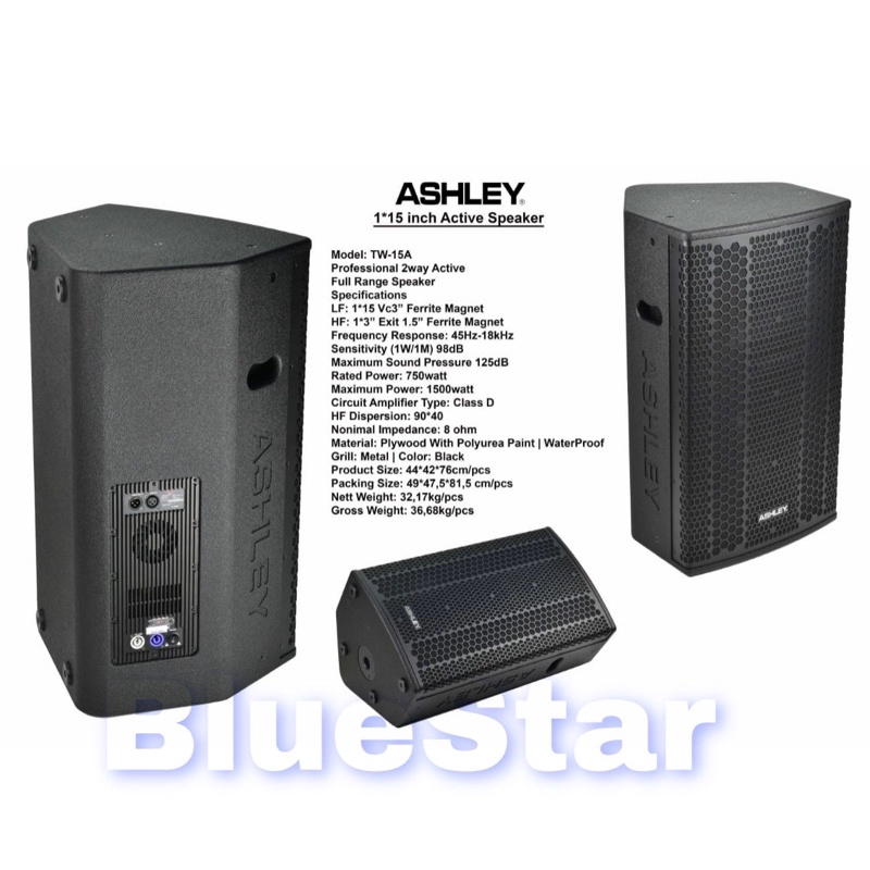 Speaker Aktif Ashley TW15 A Original 15 inch Active ASHLEY TW 15 A