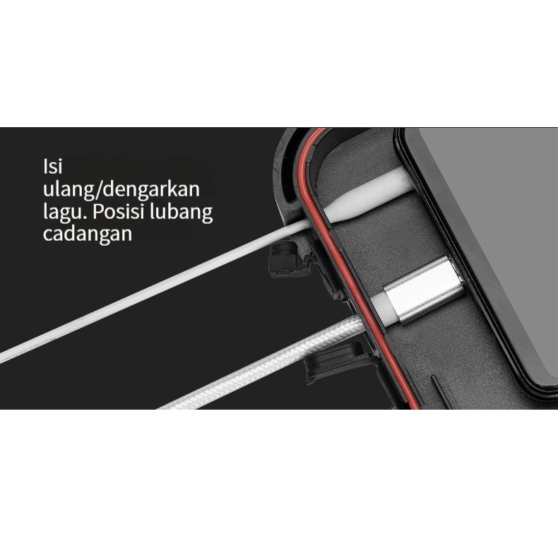 (Stok tersedia, dikirim dari Jakarta) Dudukan ponsel mobil listrik, baterai sepeda, sepeda motor, penutup tahan air, braket navigasi tetap