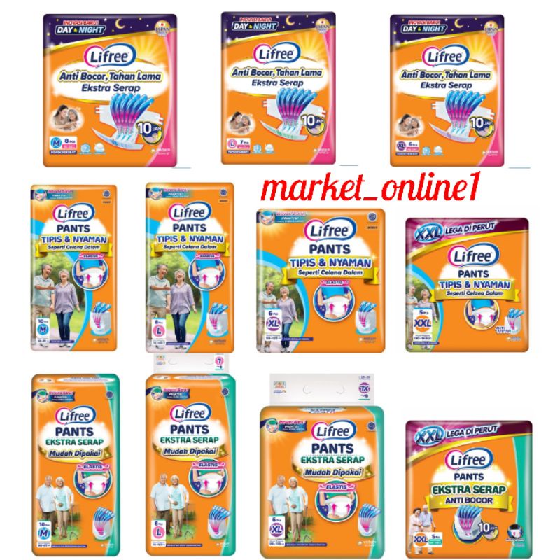Lifree Popok Dewasa/Lansia