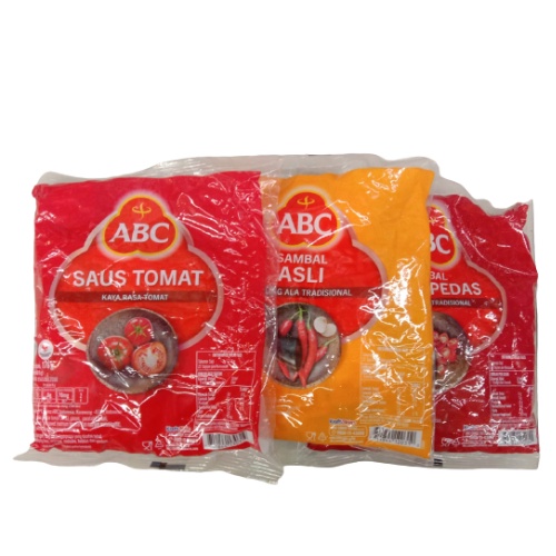 

Paket Saos ABC Sachet Tomat Sambal Extra Pedas Sambal Asli