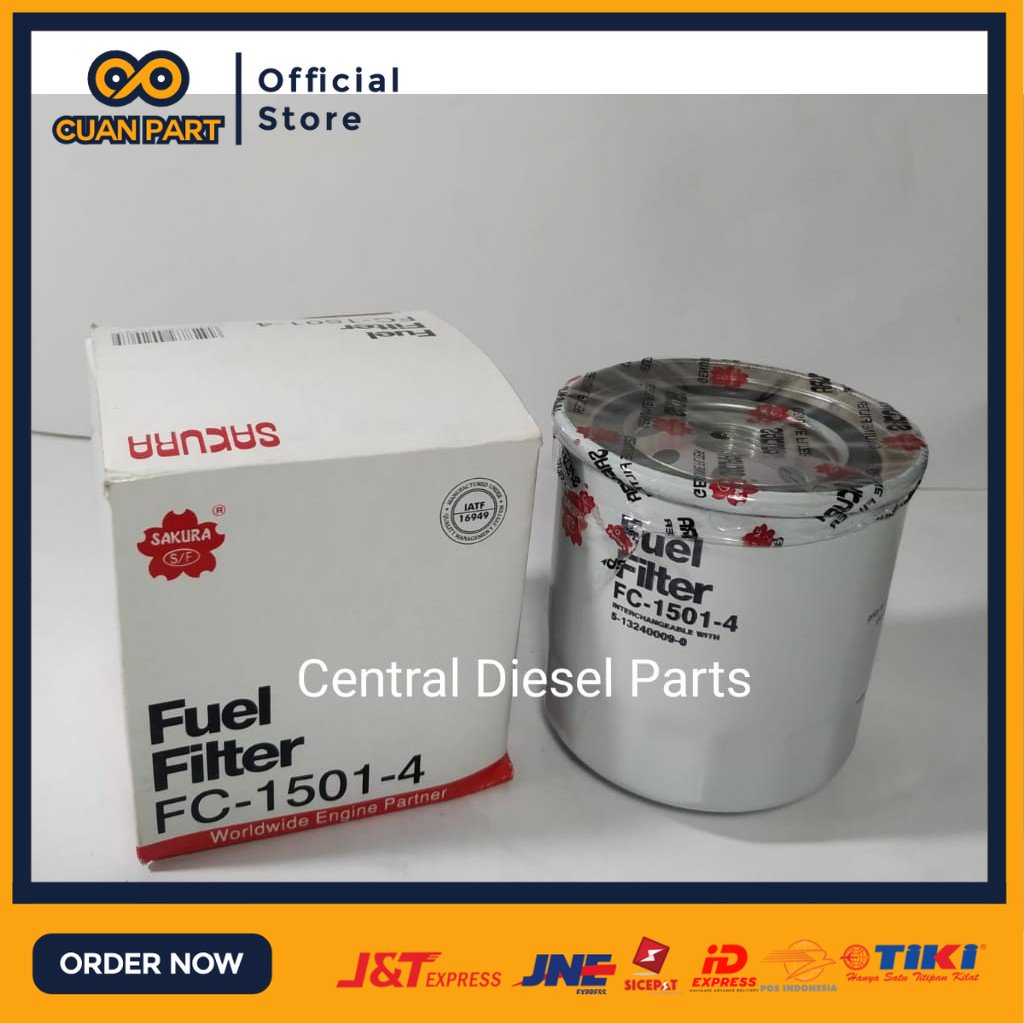Filter Solar / Fuel Filter Isuzu Panther Dmax FC-1501-4 FC1501-4 Sakura