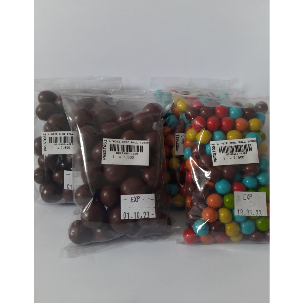 

L'agie Choco Ball 100gr / Lagie Coklat Rainbow / Biskuit Coklat