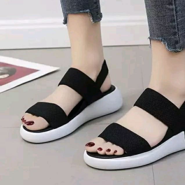Sandal Slop/Slip On Wanita Fashionable Tendy