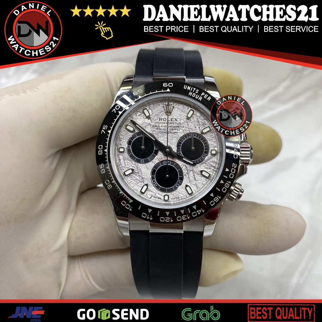 JAM TANGAN MODEL DYTNA 116519 LN METEORITE DIAL ON OYSTERFLEX (EWF)