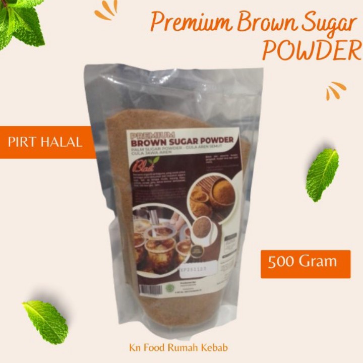 

Gula Palem bubuk / Brown Sugar Bubuk / Gula Semut Palm Sugar 500 Gram