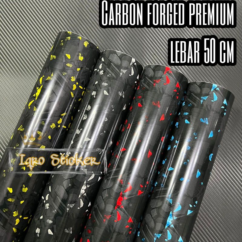 Jual Sticker Scotlite Carbon Forged Premium Skotlet Motor Carbon Seri