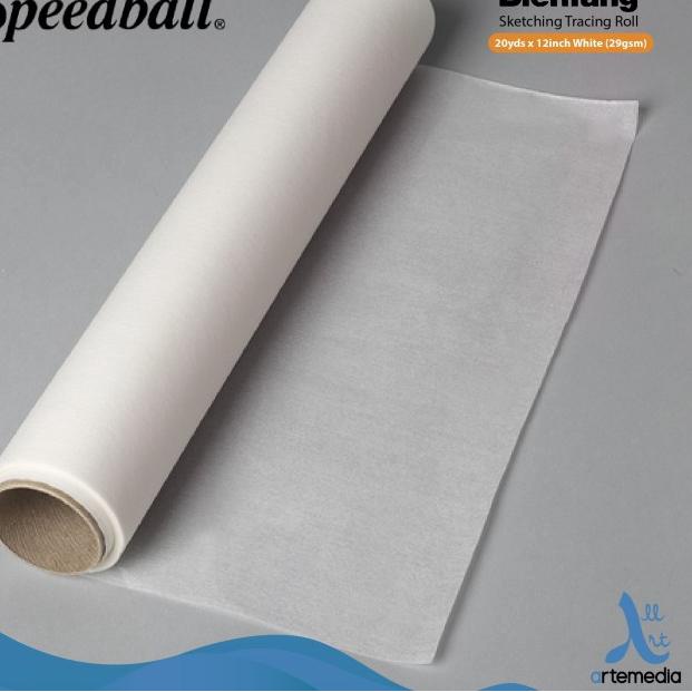 Bienfang White 20YDS x 12inch Sketching & Tracing Paper Roll Kertas