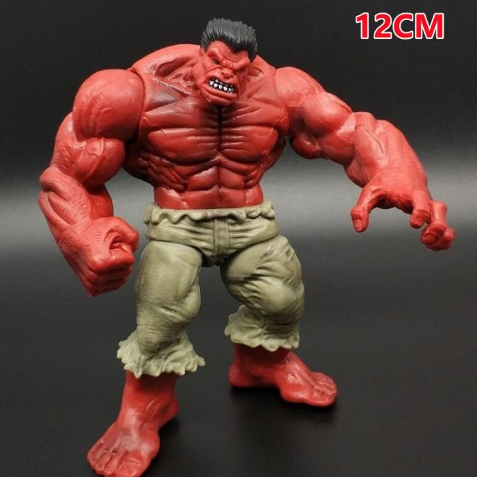 Action Figure Hulk Merah Red Ver. Avengers Endgame Mainan Anak