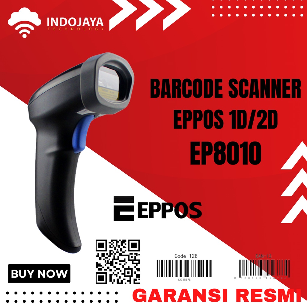 Barcode Scanner EPPOS 1D/2D EP8010.