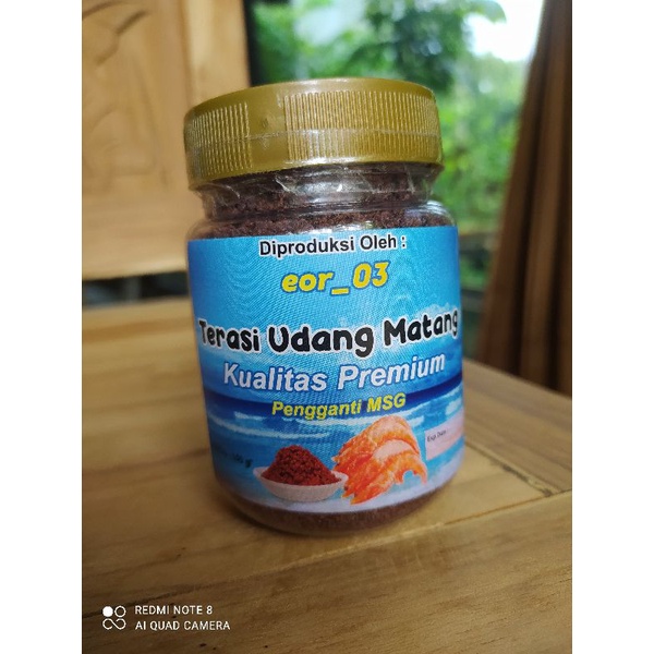 

Terasi siap saji terasi matang terasi udang murni terasi super terasi sangrai netto 100 gram