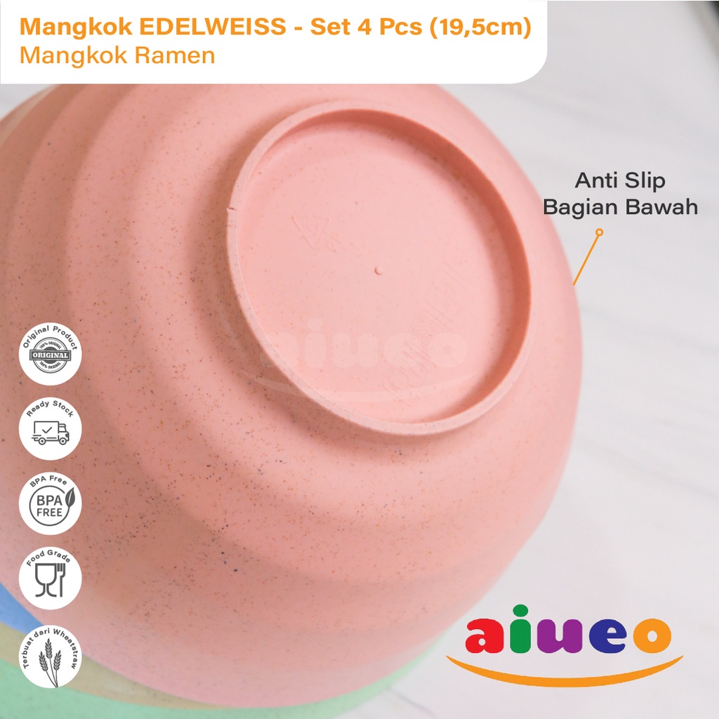 AIUEO | Promo Mangkok Set Murah 20cm Aesthetic Estetik Plastik