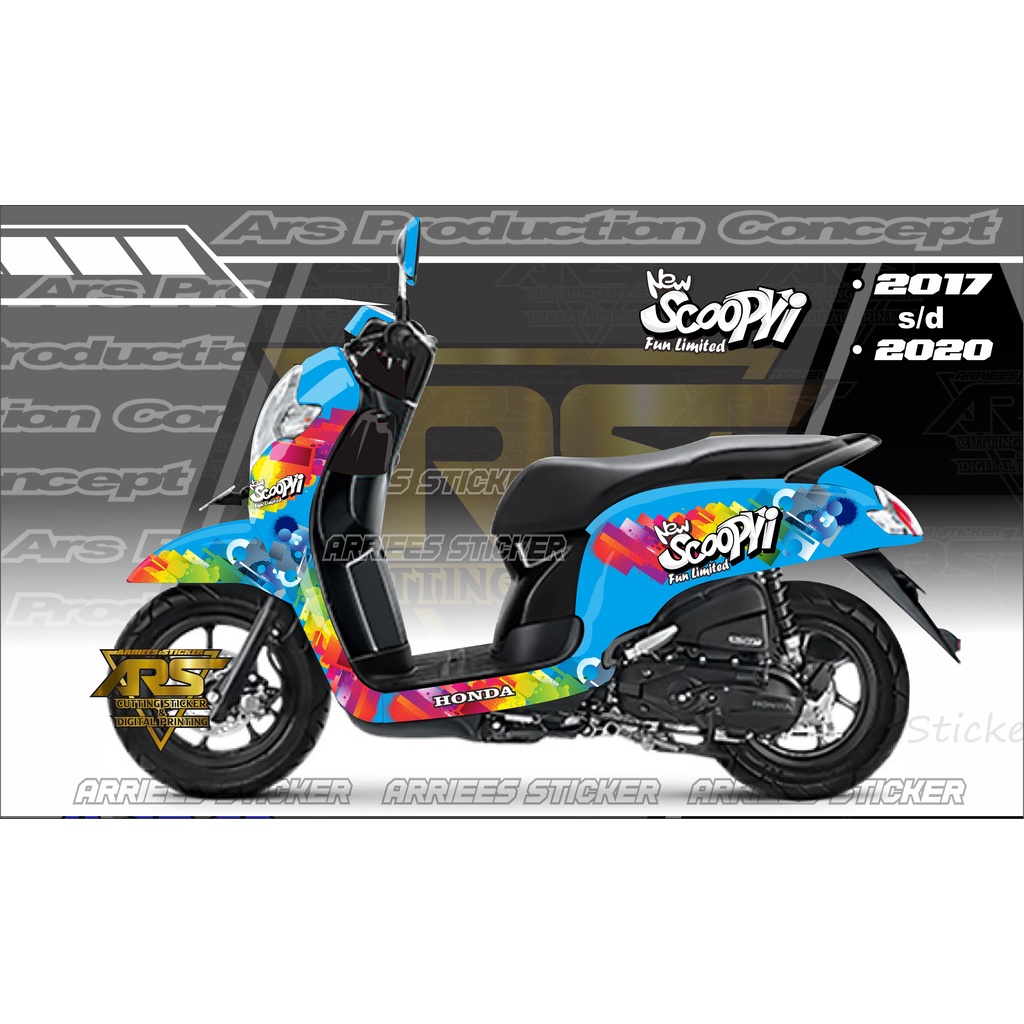 STICKER DECAL NEW SCOOPY STYLISH 2020. DECAL SCOOPY 2017 . 2018 . 2019 . 2020 FULL BODY.STICKER LIST