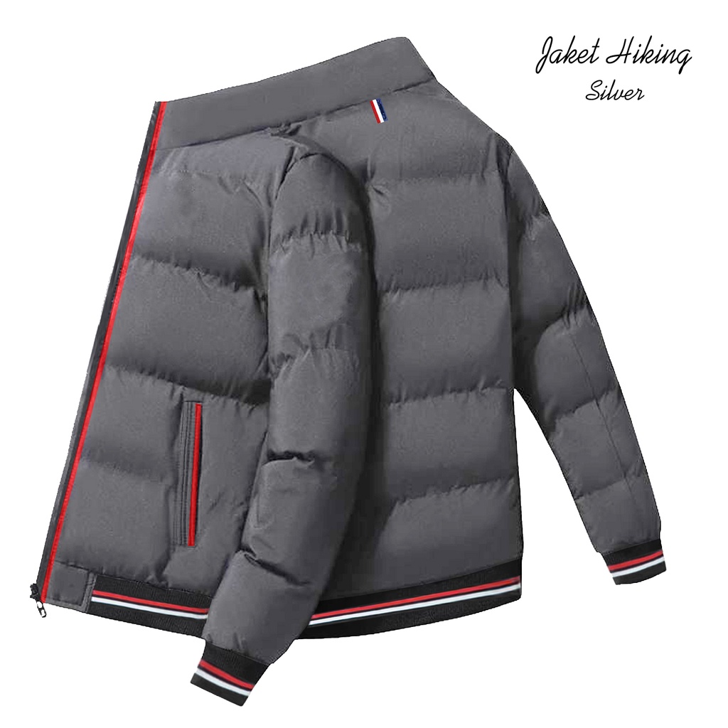 Jaket Pria Terbaru tebal tahan angin bahan taslan anti air / Jaket Musim Dingin nyaman dipakai Ridin