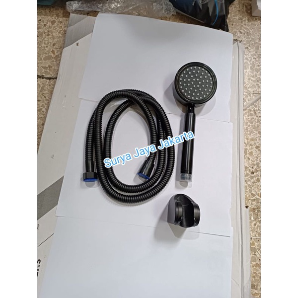Promo hand shower hitam / Hand shower bulat hitam